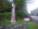 Totem on trail in Bowen Island: Different kind of totem to see